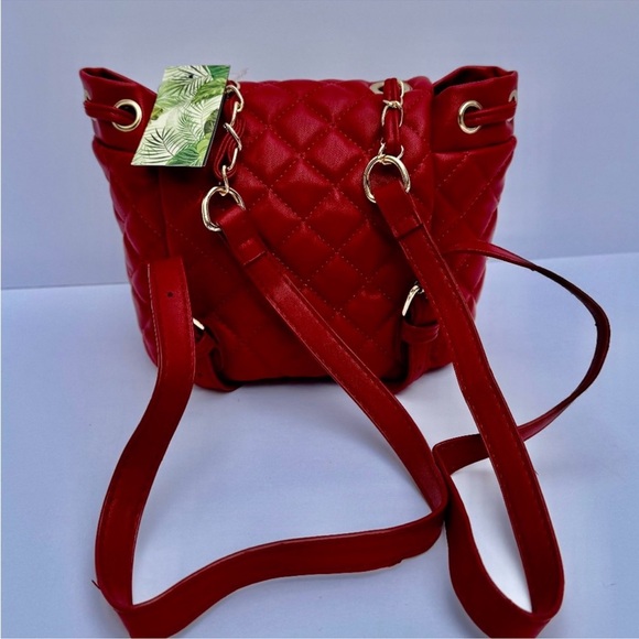 Badgley Mischka Scarlet Quilted Backpack main image 3